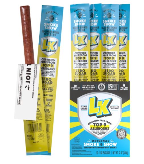 LK Original Smoke Show Beef Stick - 1oz. ; 12pk.