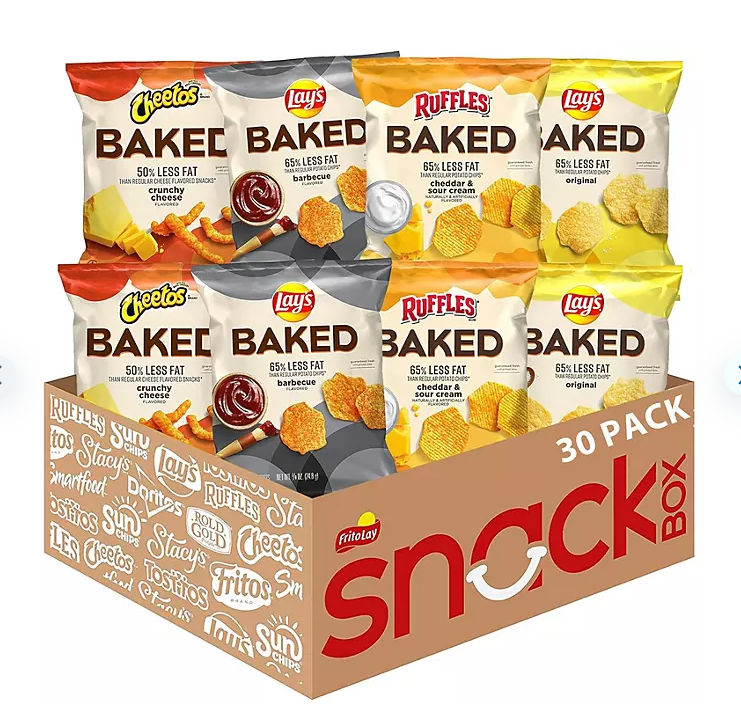 Baked Lays Variety Pack - 30pk