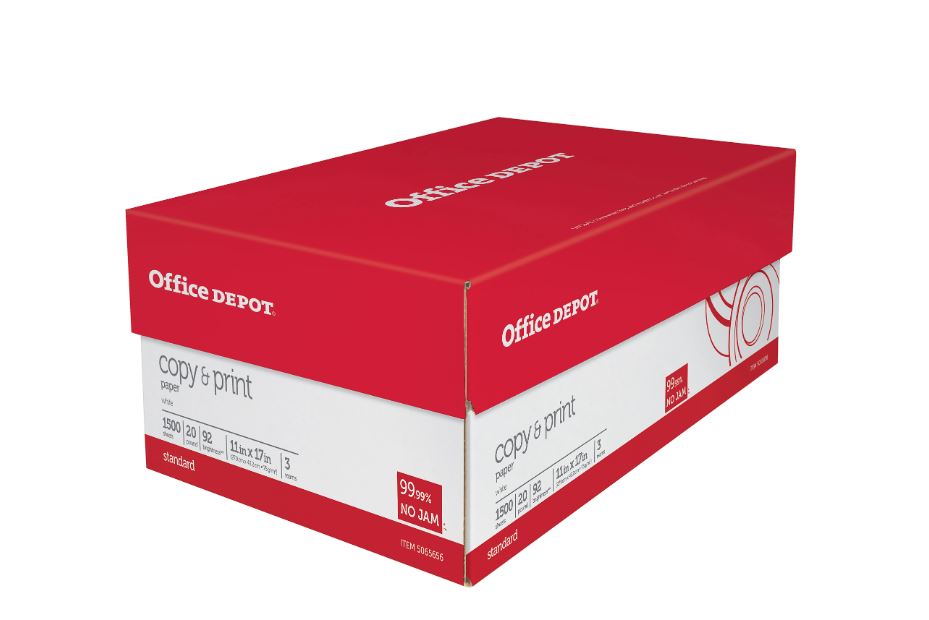 Multi-Use Printer Paper Ledger (11" x 17") - 1500 Sheets Per Case