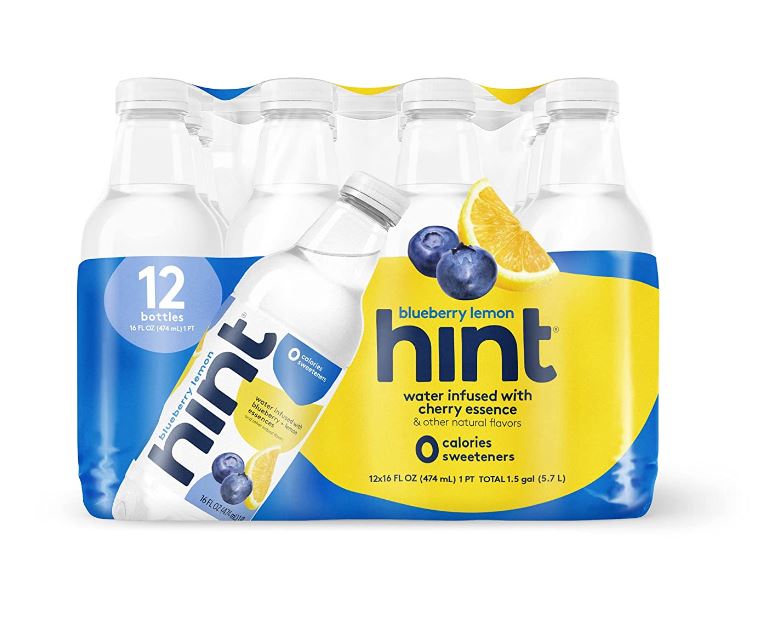 Hint Fruit Infused Water - Blueberry Lemon - 12pk