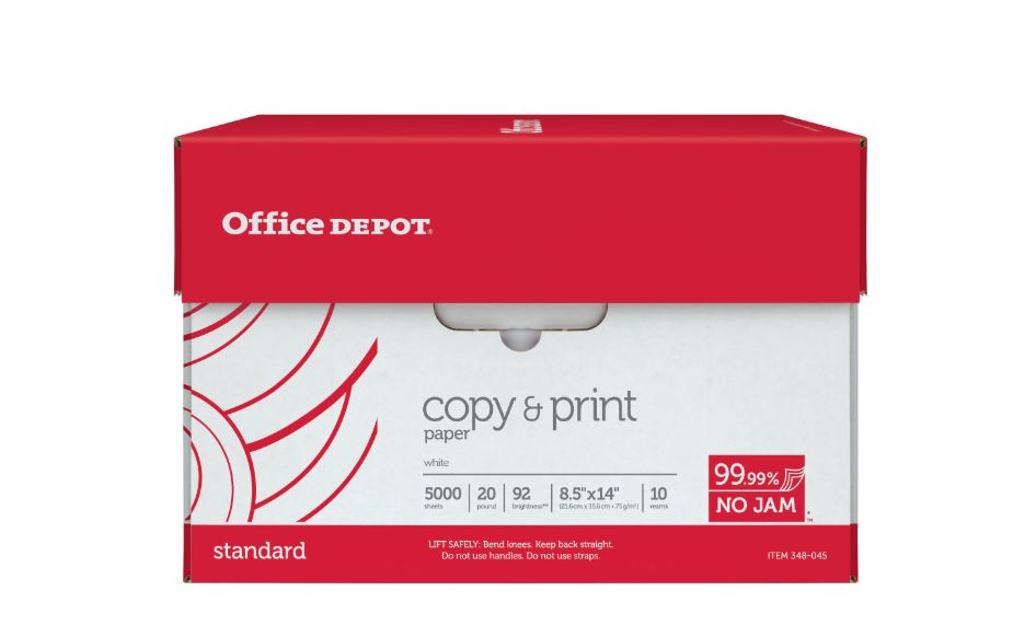 Multi-Use Printer Paper Legal (8.5" x 14") - 5000 Sheets Per Case