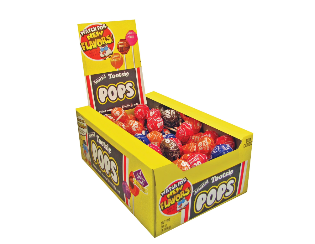 Tootsie Pops Assorted Mix - 100ct.
