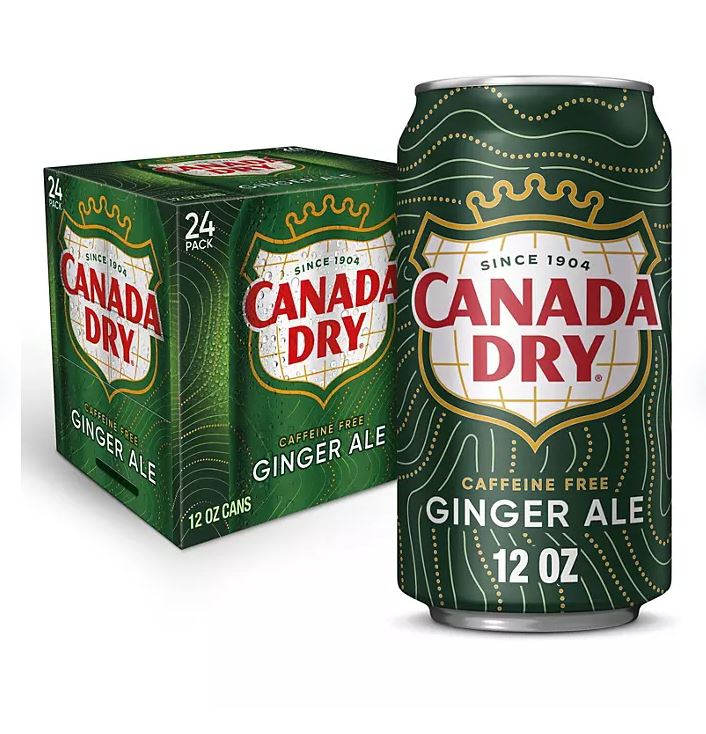 Canada Dry Ginger Ale Soda - 12oz. ; 24pk