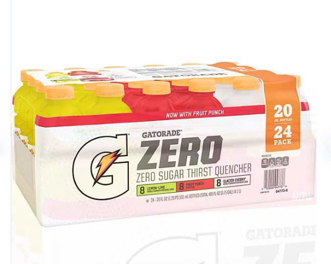 Gatorade Zero Variety Pack - 20oz; 24pk