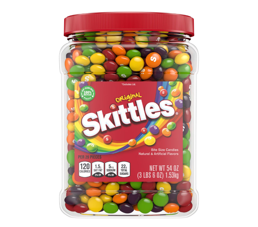Skittles Original Candy Jar - 54oz.