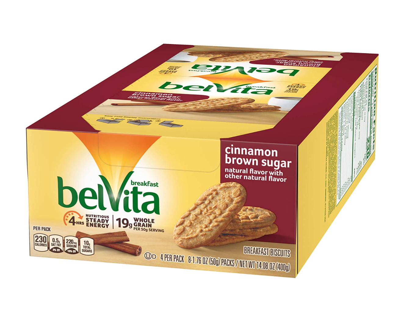 Belvita Breakfast Biscuits - Cinnamon Brown Sugar - 8pk