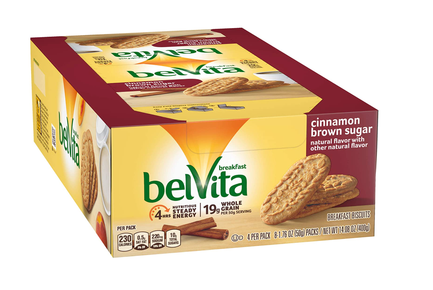 Belvita Breakfast Biscuits - Cinnamon Brown Sugar - 8pk