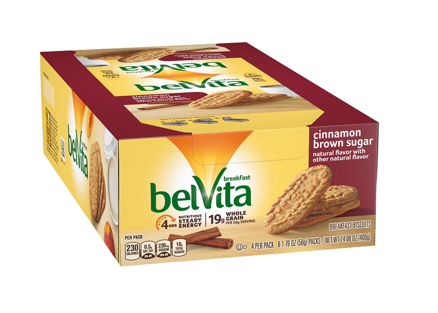 Belvita Breakfast Biscuits - Cinnamon Brown Sugar - 8pk
