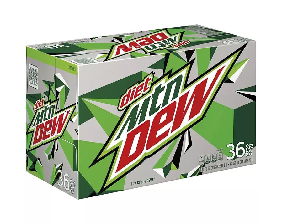 Diet Mountain Dew - 12oz ; 36pk