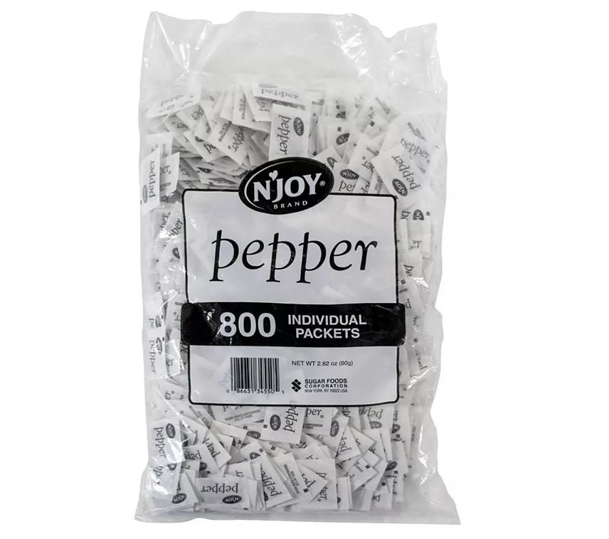 N'Joy Pepper Packets - 800ct