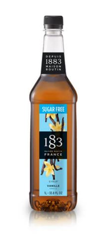 1883 Flavoring Syrup - Sugar Free Vanilla + 1 Syrup Pump