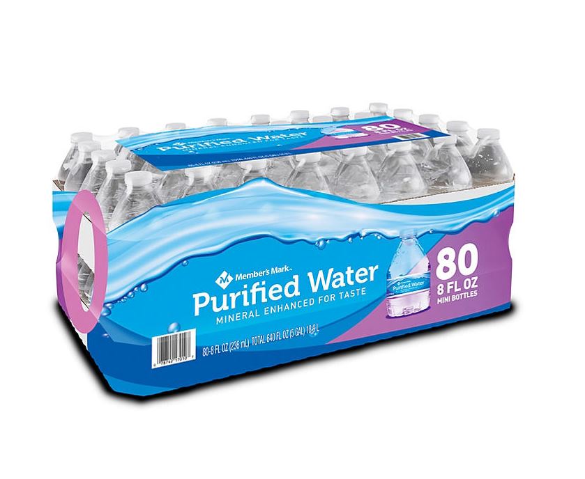 Member's Mark Bottled Water - 8oz ; 80pk