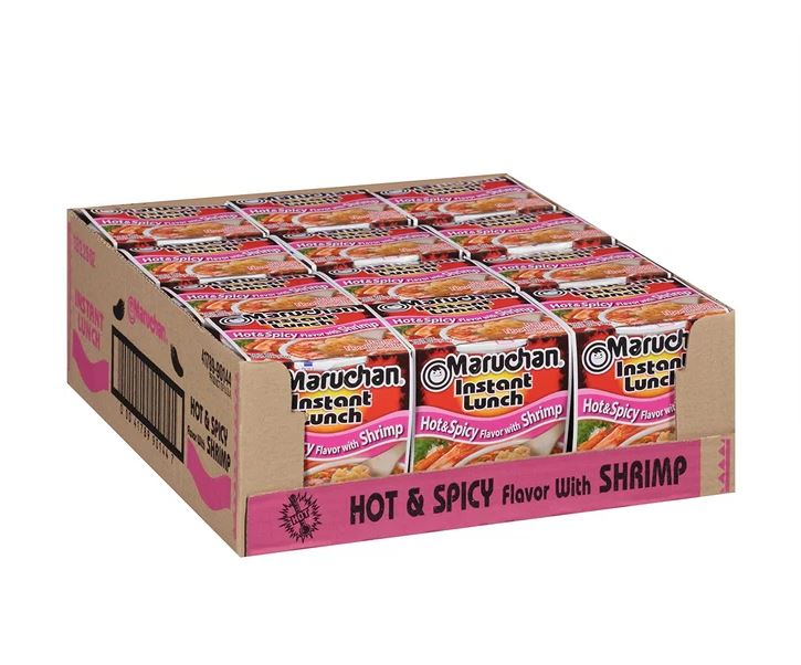 Maruchan Ramen Noodle Cups - Chicken or Beef - 12pk