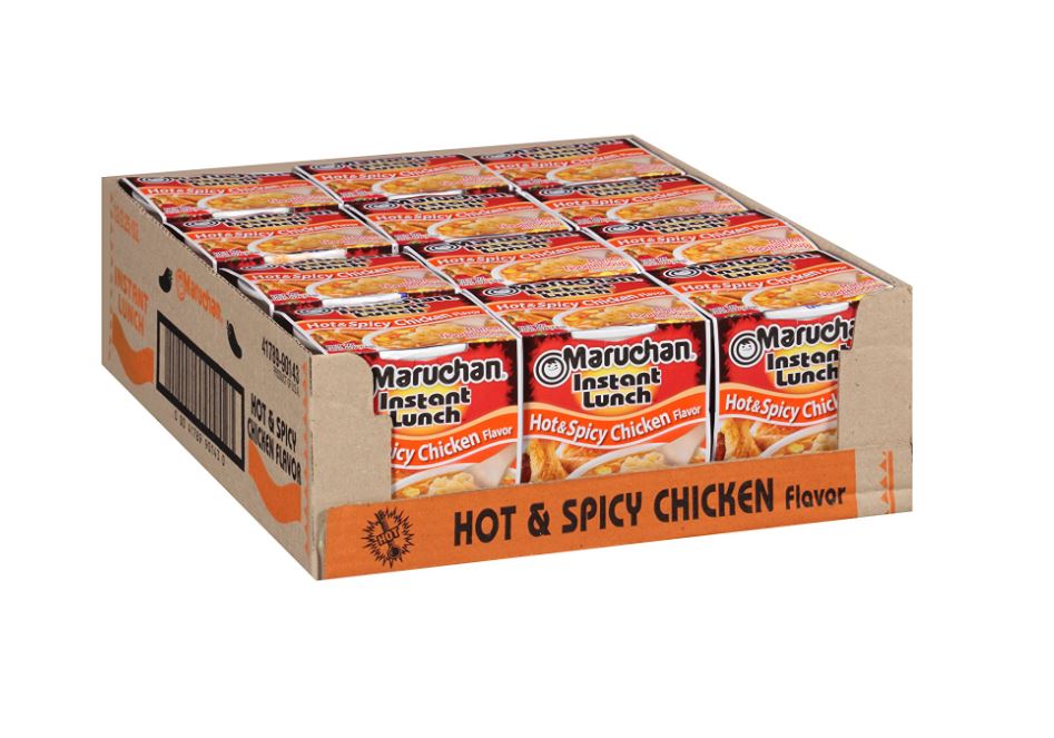 Maruchan Ramen Noodle Cups - Chicken or Beef - 12pk