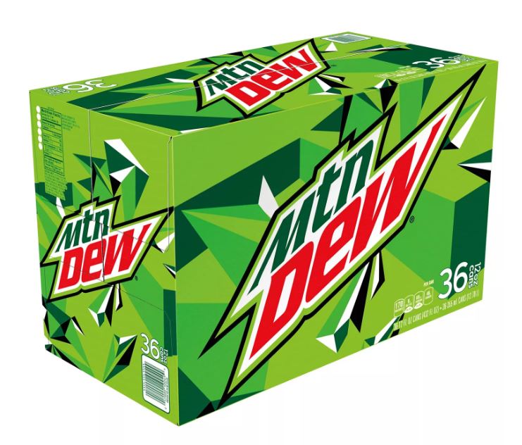 Mountain Dew - 12oz ; 36pk