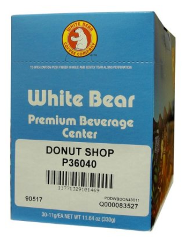 White Bear - Donut Shop Soft Pod - 30 Count