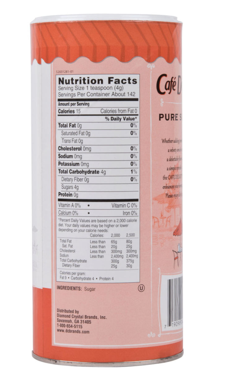 Granulated Sugar Canisters - 20oz