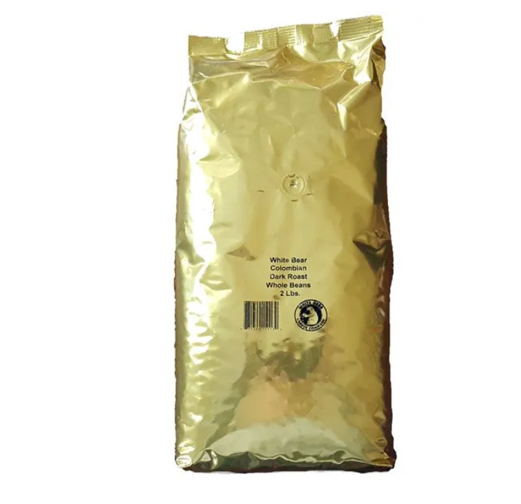 White Bear - Colombian Dark Roast Whole Bean Coffee - 2lb