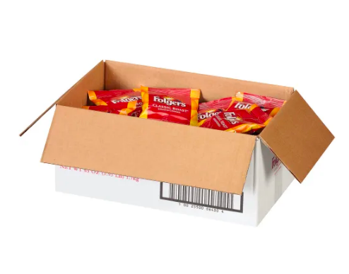 Folgers - Classic Roast Ground Coffee Portion Packs - 42 Count