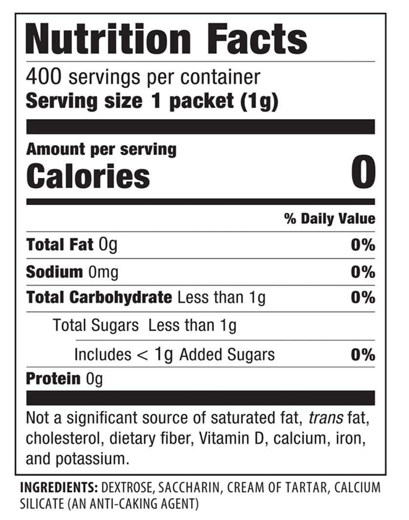 Sweet N Low Packets