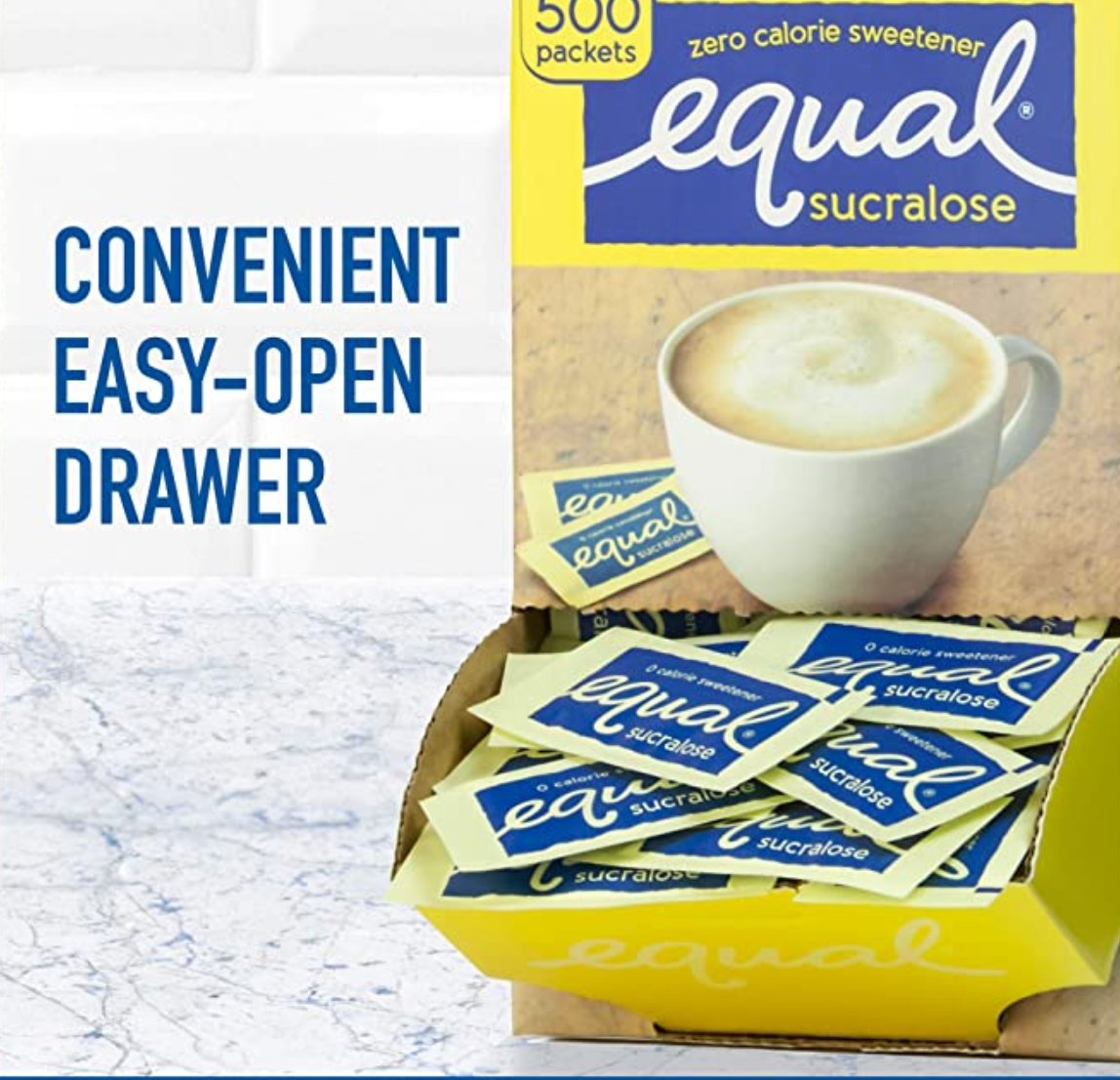 Equal Sweetener Yellow Packets
