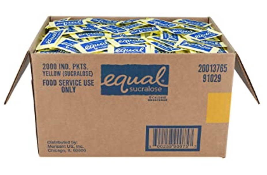 Equal Sweetener Yellow Packets