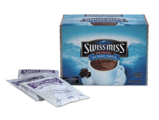 Swiss Miss - No Sugar Added Hot Cocoa Packets - 24 Count