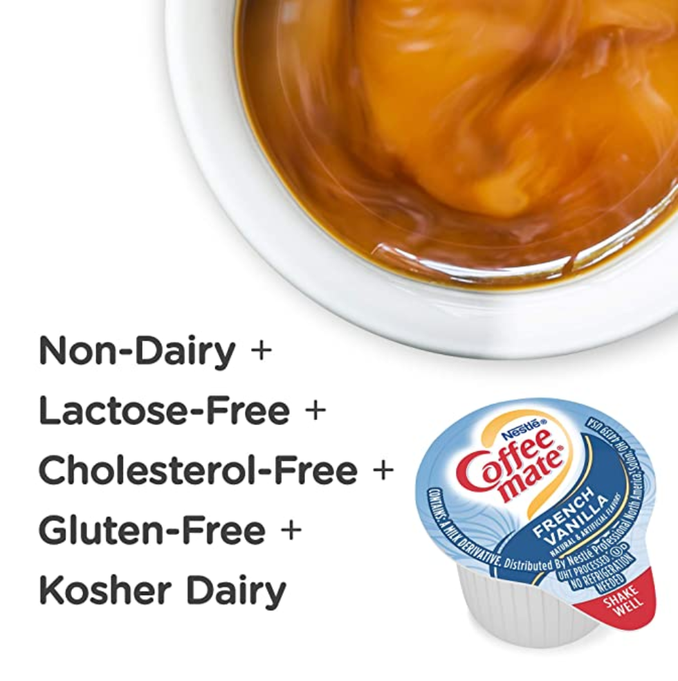 Nestle Coffee Mate - French Vanilla Liquid Creamer Cups - 180 Count