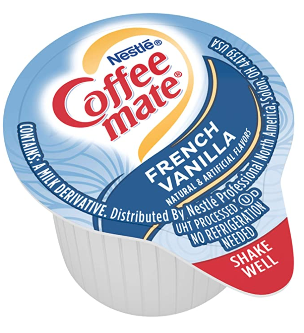 Nestle Coffee Mate - French Vanilla Liquid Creamer Cups - 50 Count
