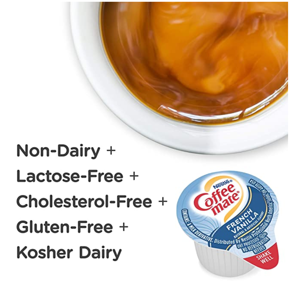 Nestle Coffee Mate - French Vanilla Liquid Creamer Cups - 50 Count