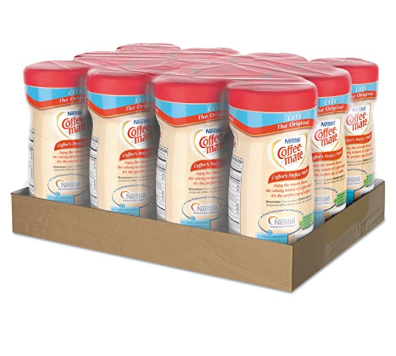 Nestle Coffee Mate - Lite Coffee Creamer Canister - 11oz