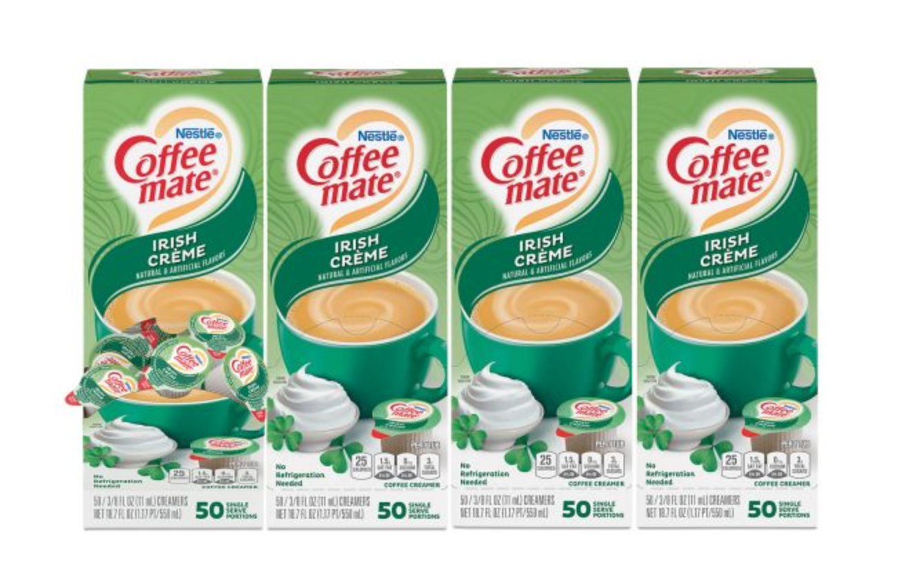 Nestle Coffee Mate - Irish Creme Liquid Creamer Cups - 50 Count