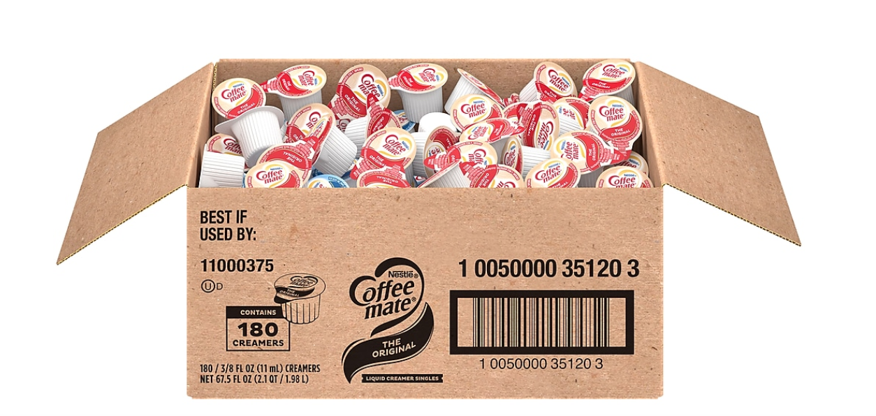 Coffee-mate Liquid Coffee Creamer Tubs Original