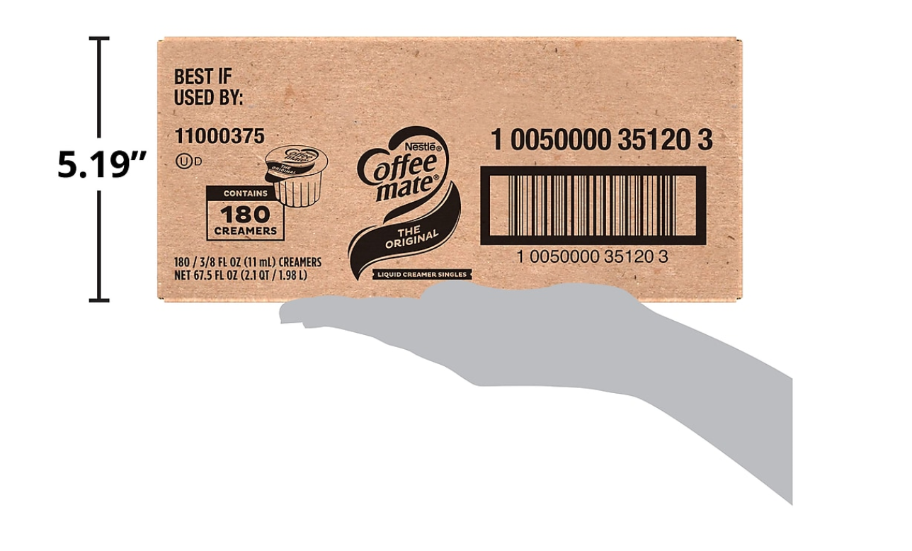 Nestle Coffee Mate - Original Liquid Creamer Cups - 180 Count
