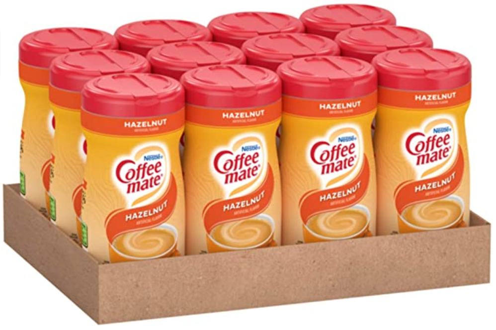 Nestle Coffee Mate - Hazelnut Powdered Creamer Canister - 15 oz
