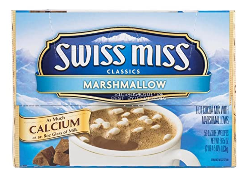 Swiss Miss Hot Cocoa Packets - Regular or With Marshmallows - 50ct