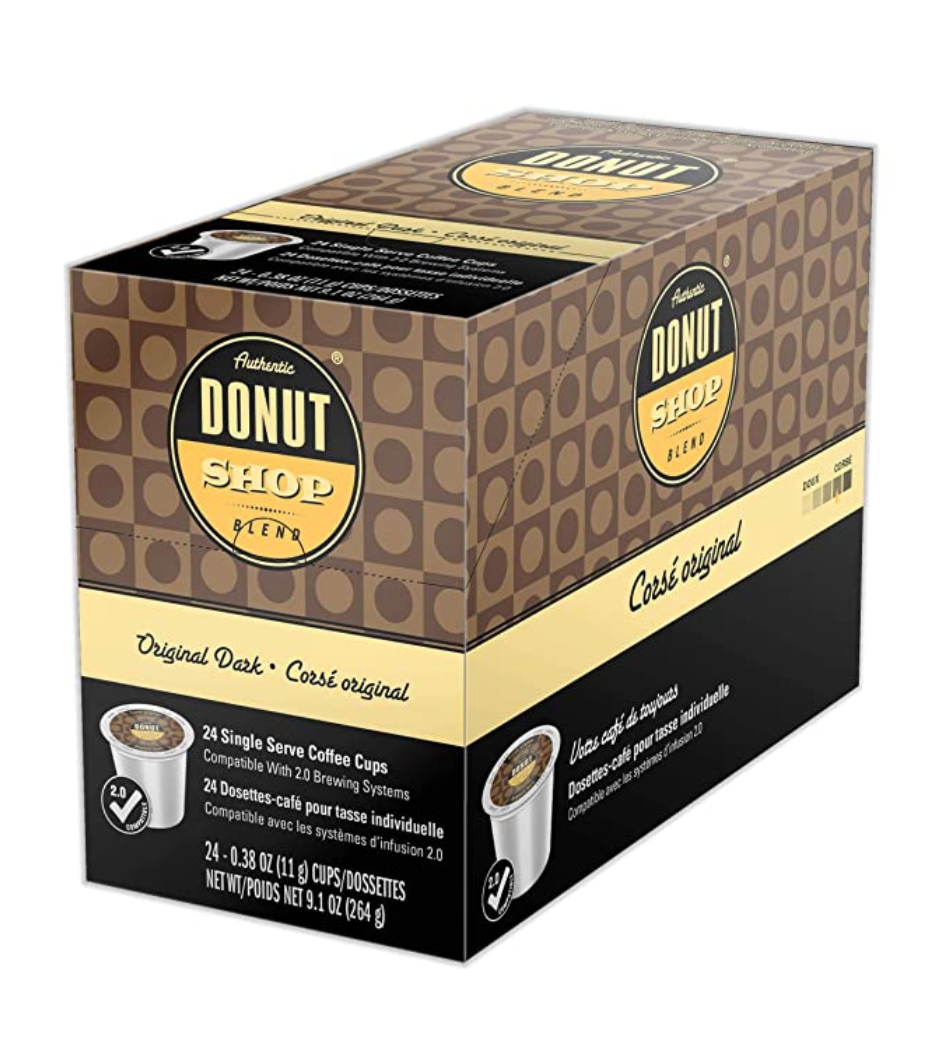 The Authentic Donut Shop - Original Dark - 24 Count