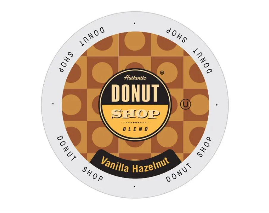 The Authentic Donut Shop - Vanilla Hazelnut - 24 Count