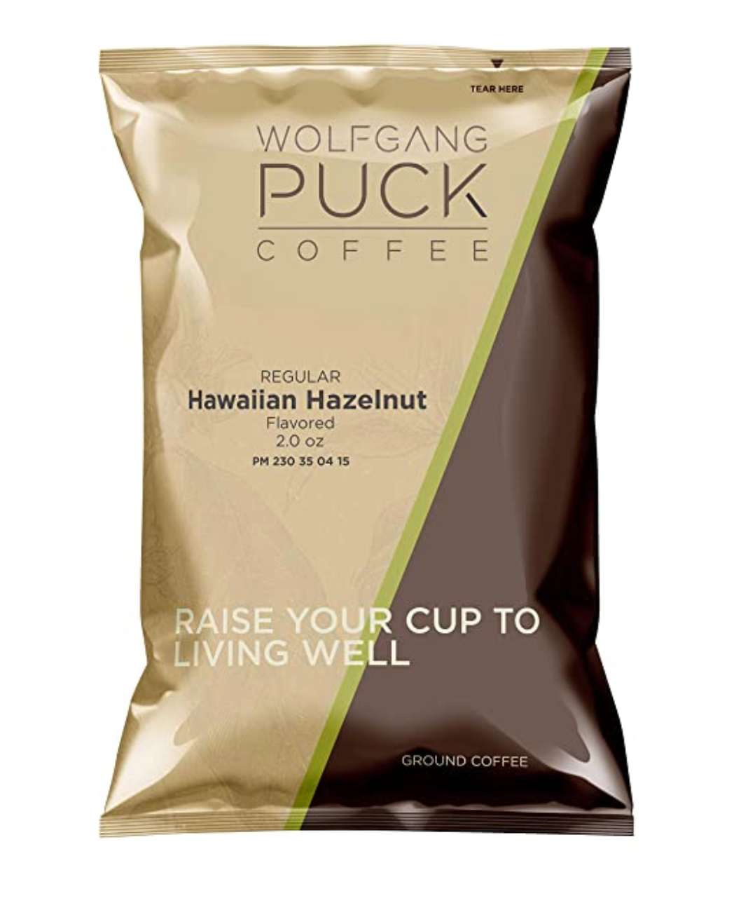 Wolfgang Puck - Ground Coffee Portion Packs - Hawaiian Hazelnut