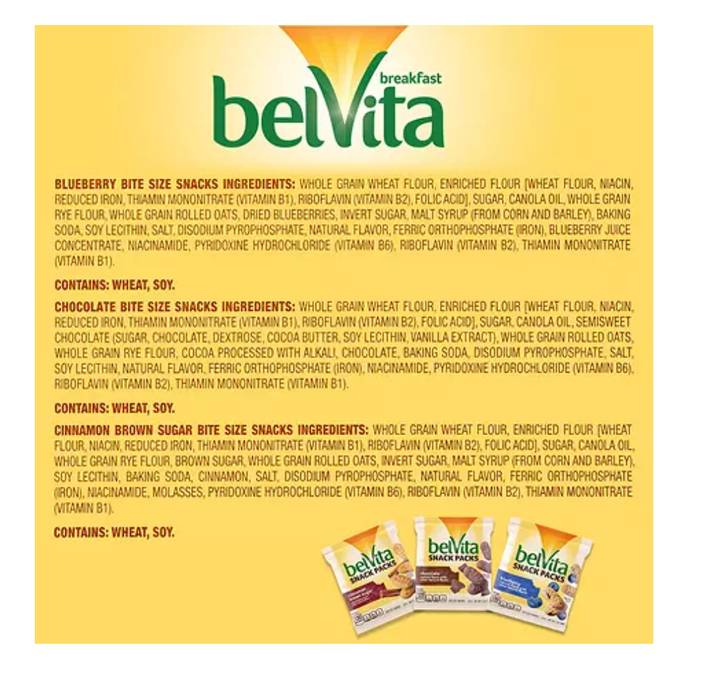 Belvita Biscuit Bites Variety Pack - 36pk