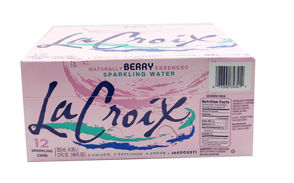 La Croix Berry Sparkling Water - 24pk