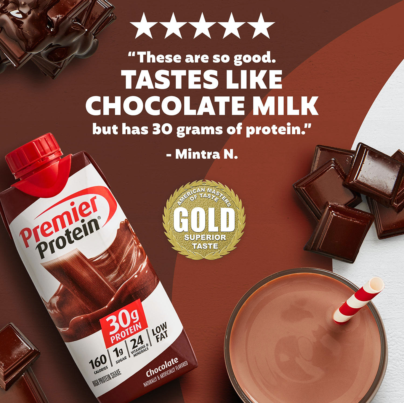 Premier Protein Shake - Chocolate - 15pk
