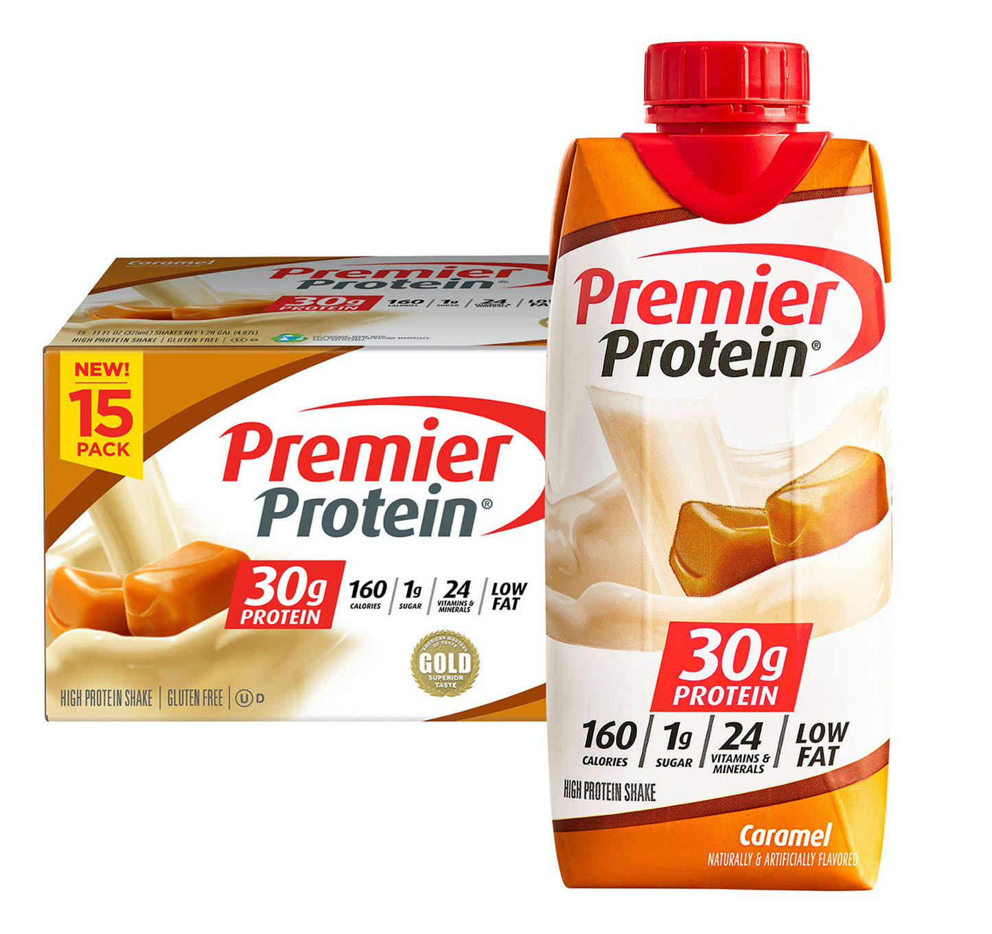 Premier Protein Shake - Caramel - 15pk