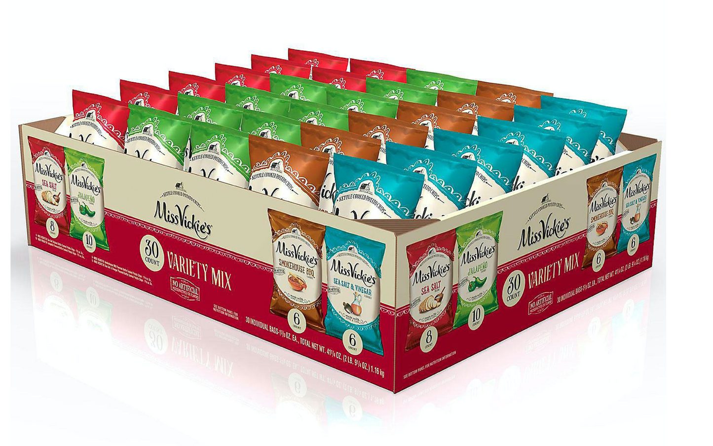 Miss Vickies Chips Variety Pack - 30pk