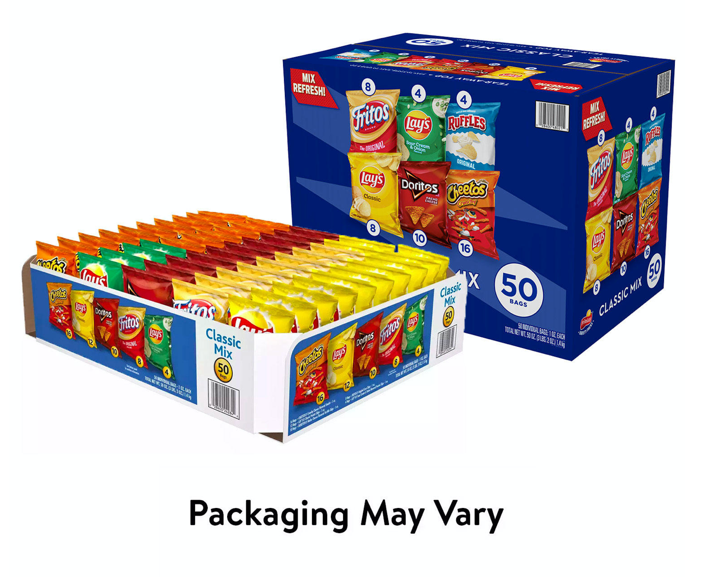 Frito-Lay Classic Chips Variety Pack - 50pk
