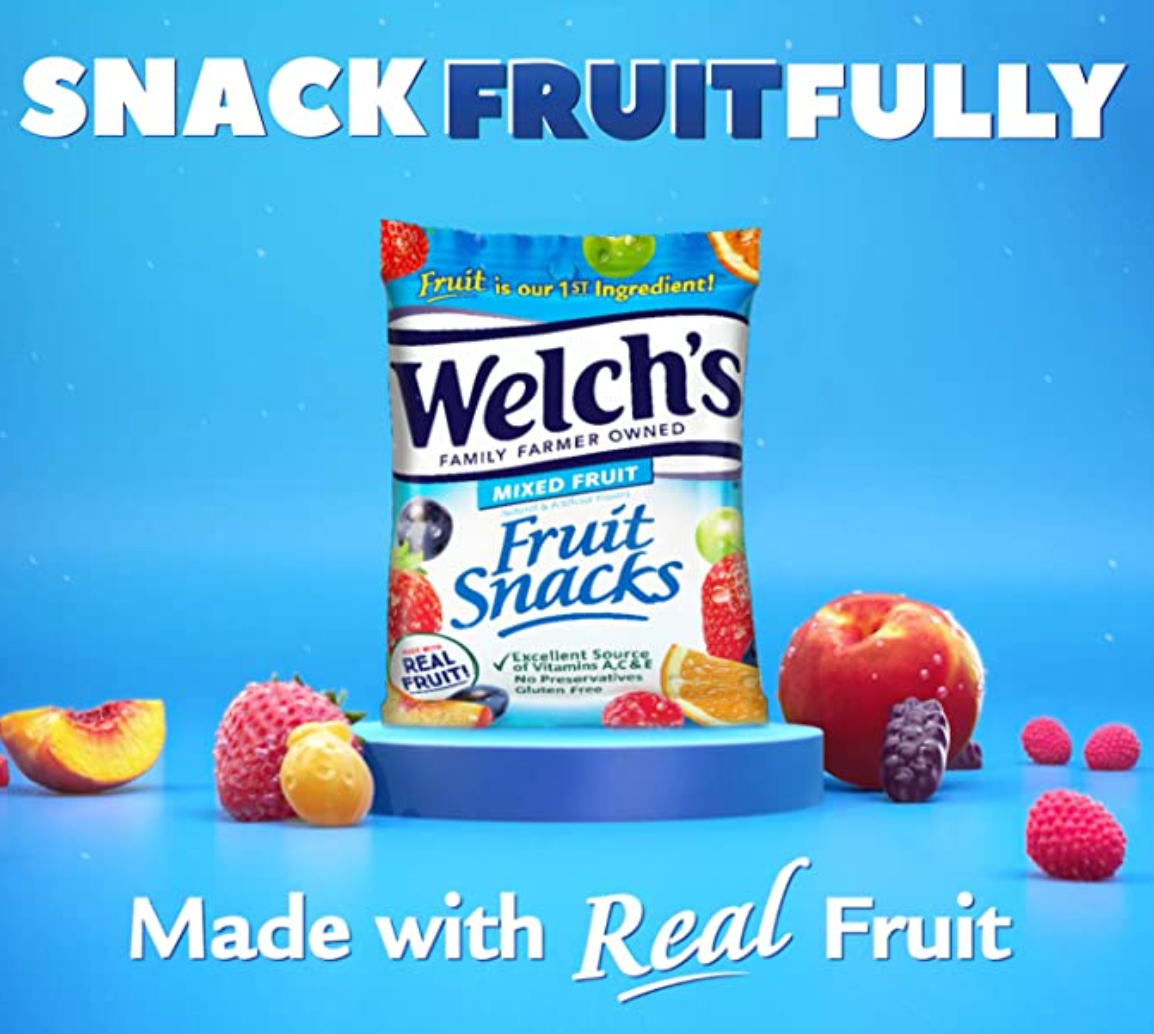 Welch's Mixed Fruit Snacks - 1.55oz; 144pk