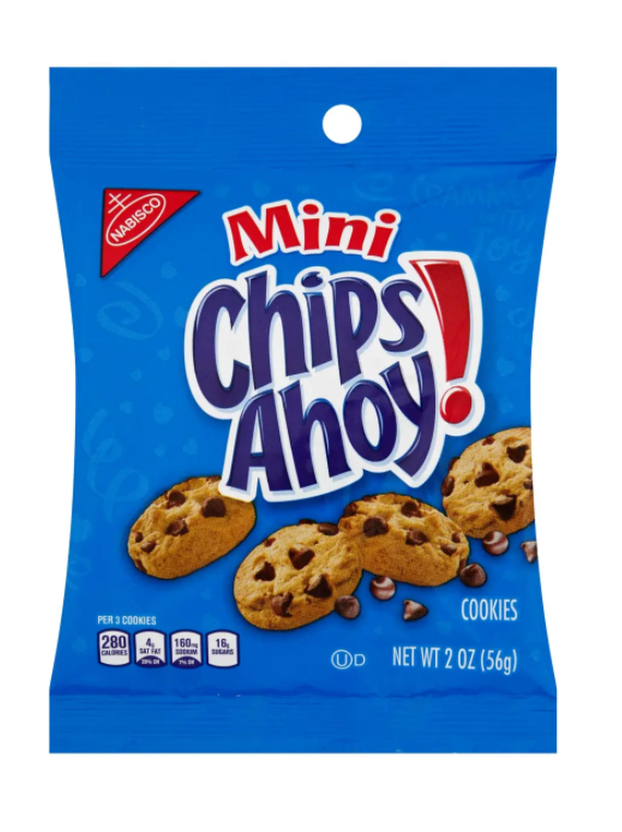 Chips Ahoy Bite Size - 2oz; 60pk