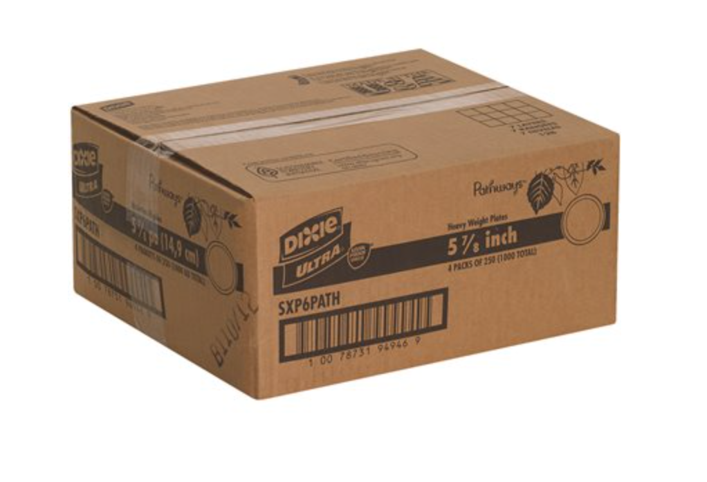 Dixie Pathways 6 in. Heavy Weight Paper Plates - 250ct
