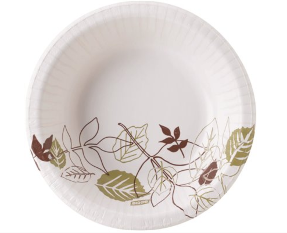 Dixie Ultra 20 oz. Pathways Heavy-Weight Paper Bowls - 125 Count
