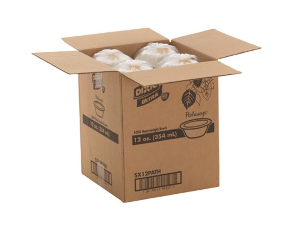 Dixie Ultra 12 oz. Pathways Heavy-Weight Paper Bowls - 125 Count